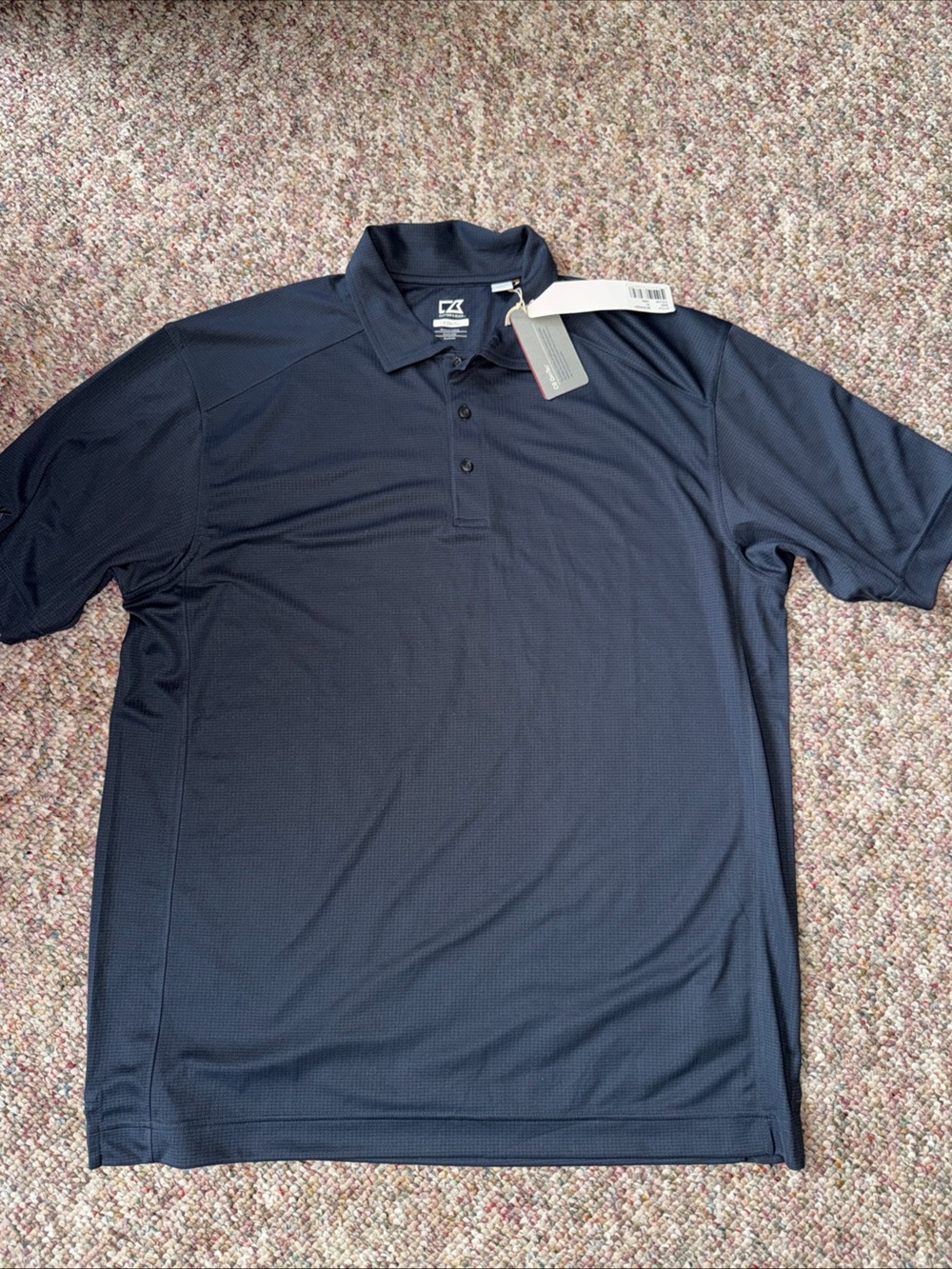Cutter & Buck Men's Navy Performance Polo